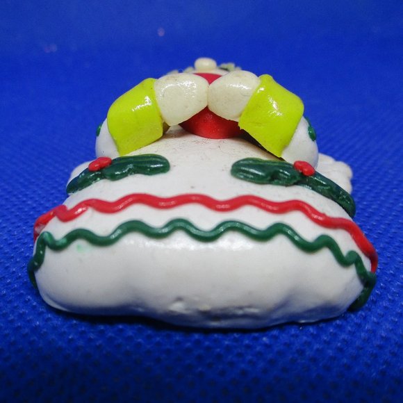 Polymer Clay 3 D Angel Brooch Artists Polymer Clay Christmas Angel Brooch - Picture 9 of 10